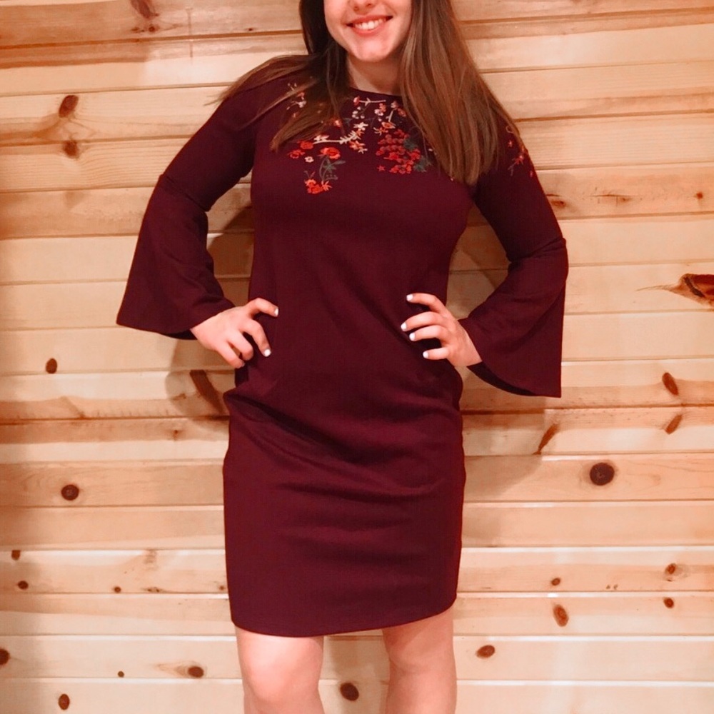 Floral Embroidered Spenser Jeremy Dress